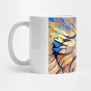 Abstract Painting in Hot Colors Mug